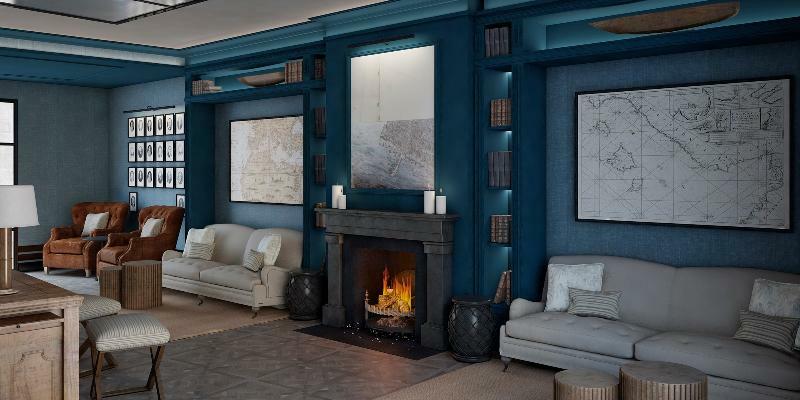 Hotel Antigua Palma - Casa Noble Exterior foto A fireplace in a living room